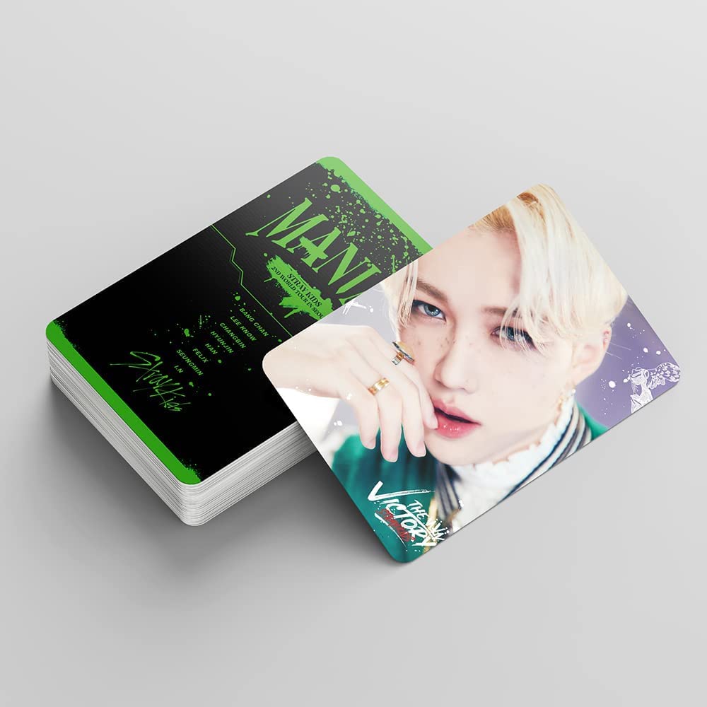 55pcs Kpop Stray Kids Maniac Photocards Stray Kids Merch Lomo